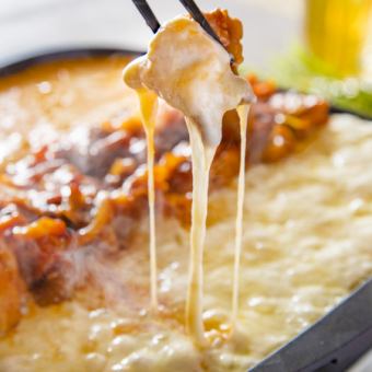 ★New Arrival★ Cheese Dakgalbi with 6 dishes, 2.5 hours of all-you-can-drink and all-you-can-eat Samgyeopsal for 3,800 yen