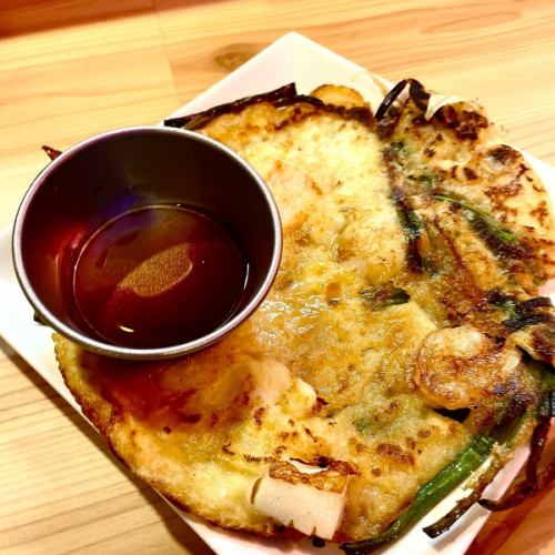 Seafood pancake