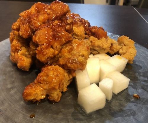 Perfect with ice-cold beer! A classic and popular menu item that kids will love: Korean Fried Chicken.