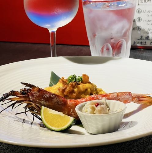 Japanese cuisine created by an experienced chef