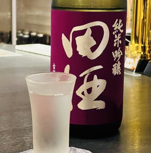 Carefully selected Japanese sake