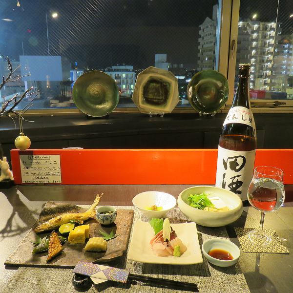 【完全予約制】10/18日限定の5品とワンドリンクがついた花火御膳 5,500円税込)