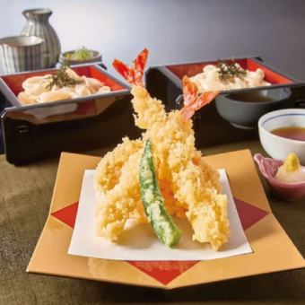 大海老天ざるきしめん【松】(二段)