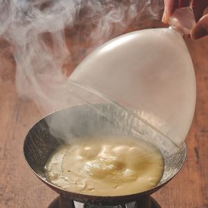 Smoked cheese fondue (2 servings)