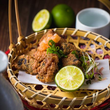 Deep-fried bluefin tuna