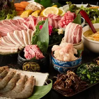 ☆おすすめ☆中落ちカルビ・ハラミなど全80品 国産牛90分食べ放題 3,980円(4,378円税込)