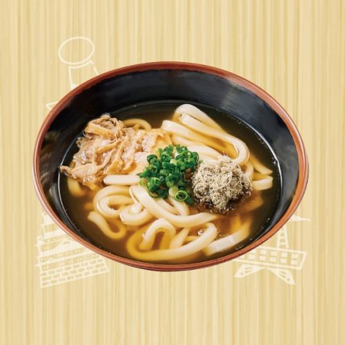 田中のかすうどん