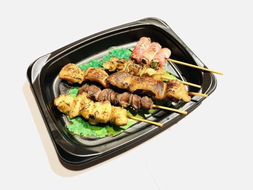 Assorted skewers