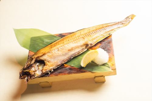 Half-grilled Atka mackerel