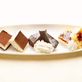 Assorted desserts