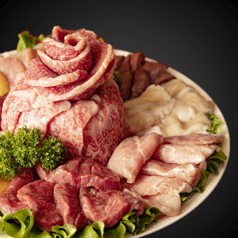 【食べ放題】豪華肉盛り付！[米沢牛] 90分食べ放題コース　 8030円 (税込)