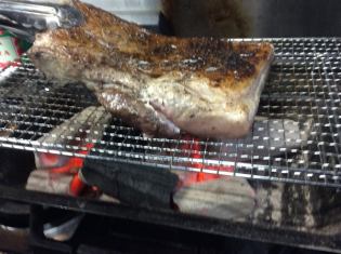 Homemade roasted bacon