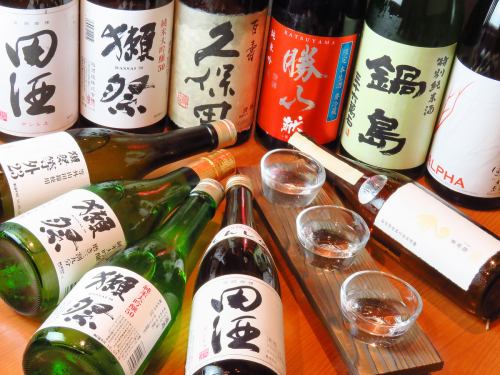 Full-fledged premium sake that arrives irregularly is a must-see!