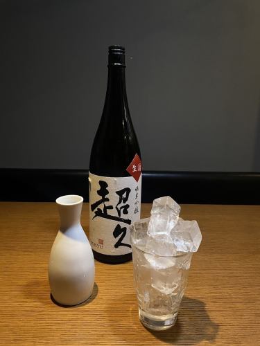 店長一押し！超久　日本酒ロック