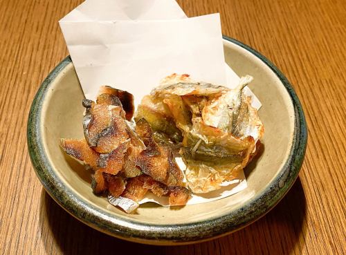 ニシンと焼き鯵のチップス