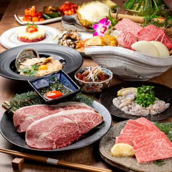 【神龍】名物ユッケタンタンイや極上焼きしゃぶなど贅沢な全12品コース
