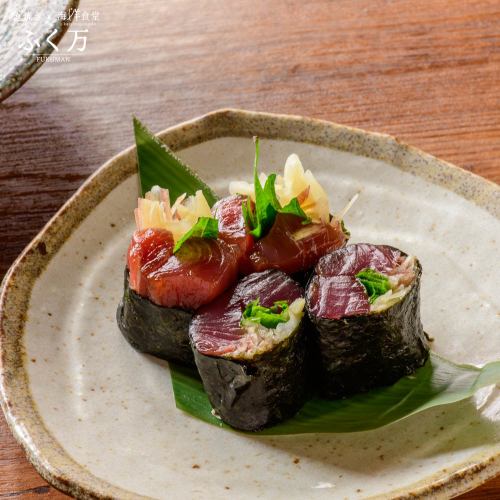 漬けかつおのアテ巻き