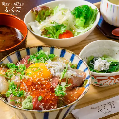 【昼定食】海鮮漬け丼定食