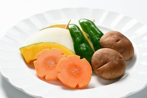 彩り5種焼野菜