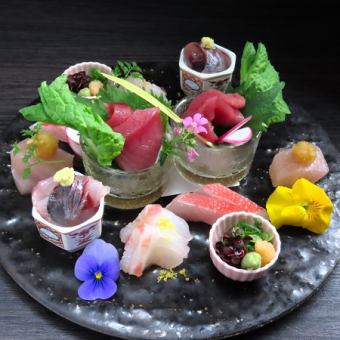 ちとせオリジナル刺身盛り合わせ　5点盛