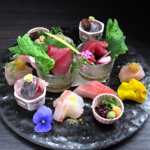 ちとせオリジナル刺身盛り合わせ　5点盛