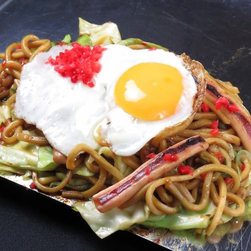 Squid Yakisoba/Pork Yakisoba