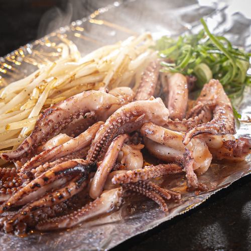 [Seafood] Grilled scallops with salt / Grilled squid with salt each