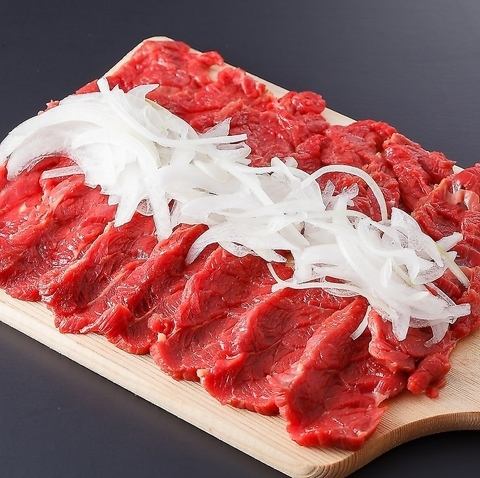 Horsemeat sashimi