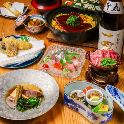 [120-minute all-you-can-drink] Early summer special course with all-you-can-drink / 9 dishes including rockfish simmered in bamboo shoots, large shrimp, and eel hot pot - 10,000 yen