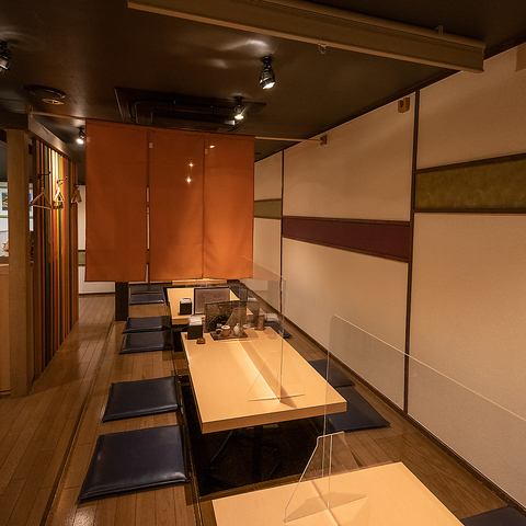 10名以上でも安心♪広々個室でゆったり宴会！