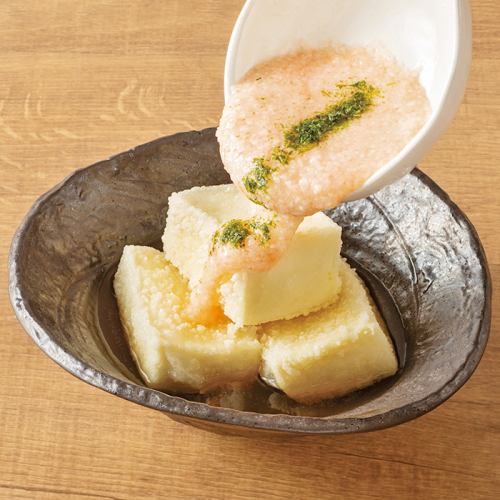 Deep-fried tofu with grated roe