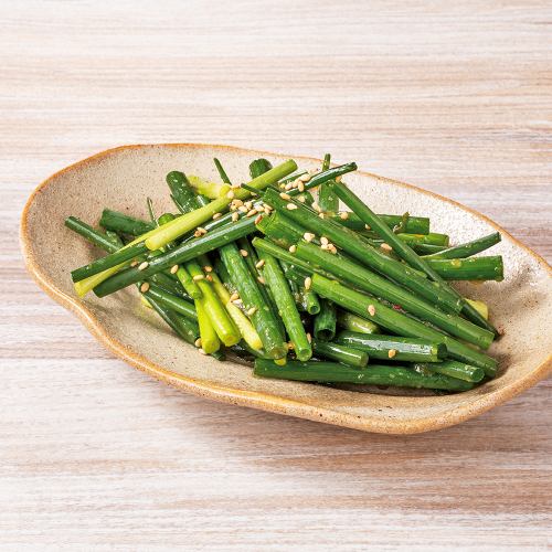 やみつき塩だれネギ/うずらの煮玉子/貝わさび　各