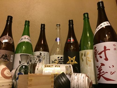 【こだわりのお酒も】