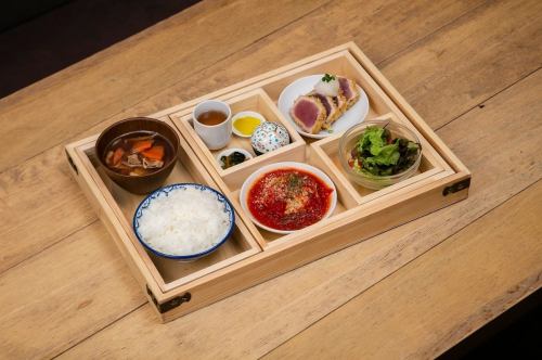 [TSUKUMO Set Meal] All set meal menus can be fully customized. TSUKUMO set meal with the theme of "healthy eating"♪