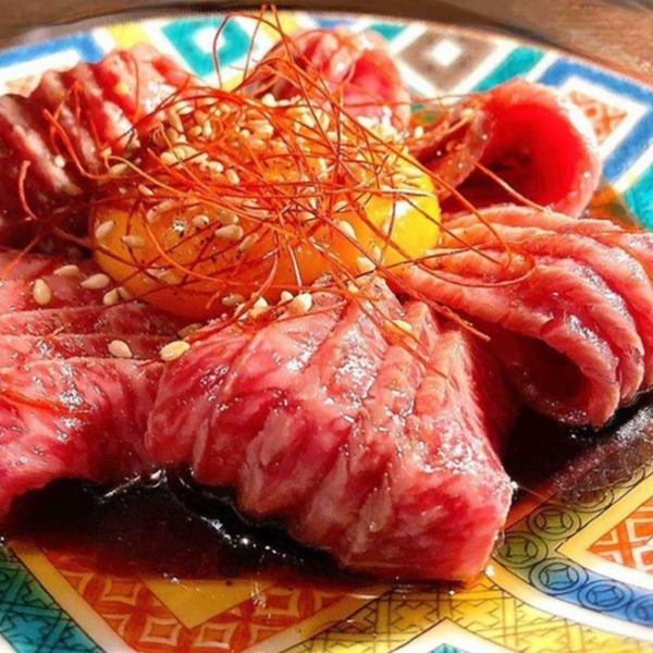 ≪Secret menu≫ Yukhoe-style appetizer cold steak