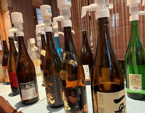 清酒、燒酒、果酒種類豐富！