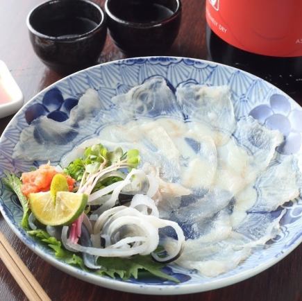 Fugu and Teppanyaki Course (includes all-you-can-drink soft drinks)