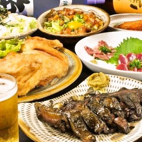 地鶏三昧の豊富なコース