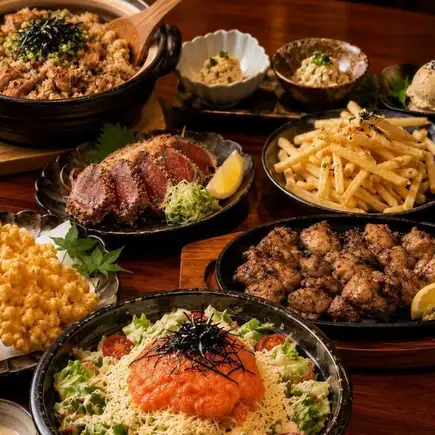NEW!【コスパ良し◎】名物を愉しめる3時間飲み放題付き!全8品<5,000円⇒4，000円>大黒天コース
