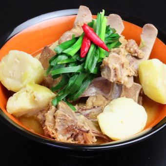 【カンジャタンセット】旨味を存分に味わえる！砂肝ピリ辛炒めもついて5品☆3300円(税込)