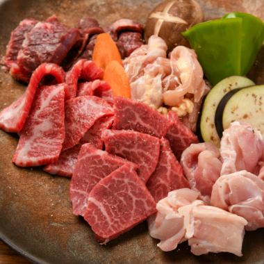 ◇New release◇Luxurious balance of high-quality Wagyu beef and offal! Includes 90 minutes of all-you-can-drink! "Banquet Course" 6,000 yen