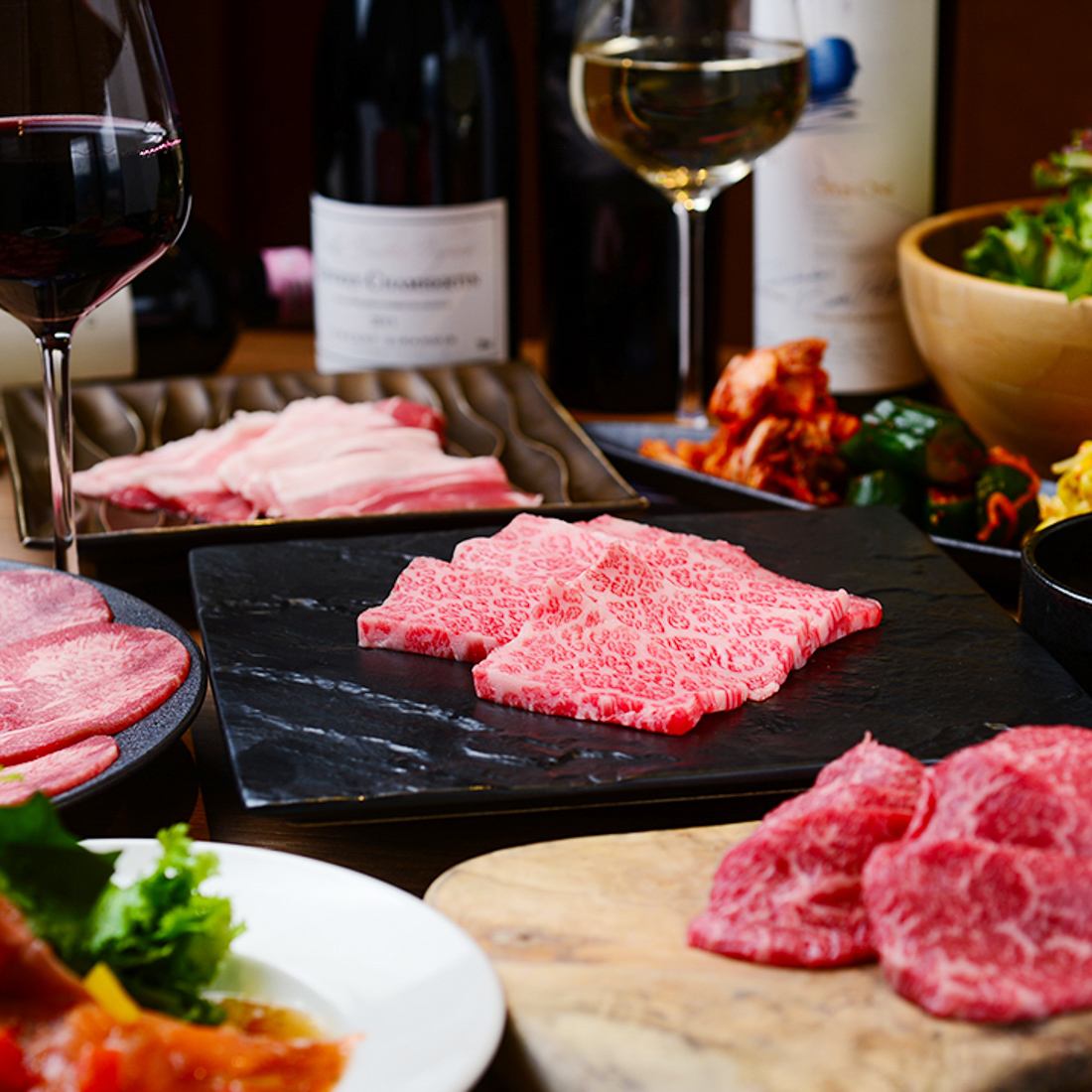 お洒落空間×美味しいお肉に大満足！素材にこだわっております。
