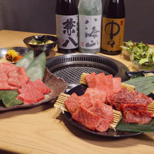High-quality Wagyu beef and a satisfying course menu♪