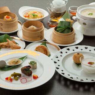 《ランチ》飲茶コース◆自慢の手作り点心のほか、上海ダック、炒飯などを満喫！中国茶も選べます