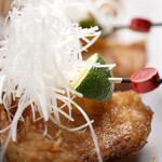 魚の唐揚げ 自家製醤油煮込み