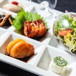 料理長お任せ前菜の盛り合わせ（一名様用） 5品