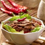 牛肉のスパイシー煮込み 薄焼きパン付き