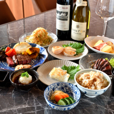 【호화 점심】5,000엔부터 예약 가능한 평일 한정 점심 메뉴