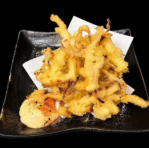 Dried squid tempura