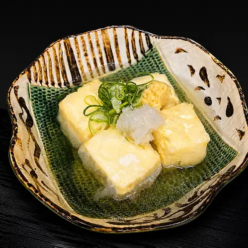 lightly deep-fried tofu